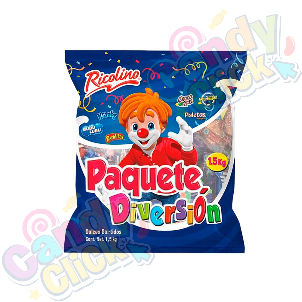 Piñatera Paquete Diversion Ricolino 1.5kg